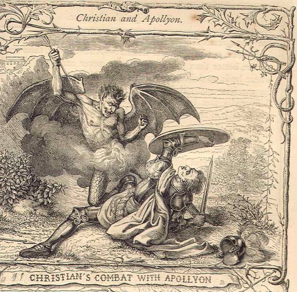 Historical depiction of Abaddon, Angel of the Abyss demonic
