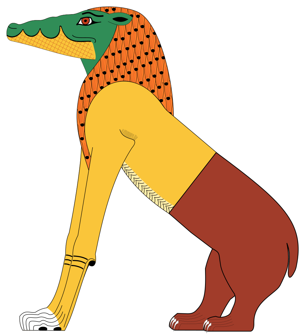 Historical depiction of Ammit