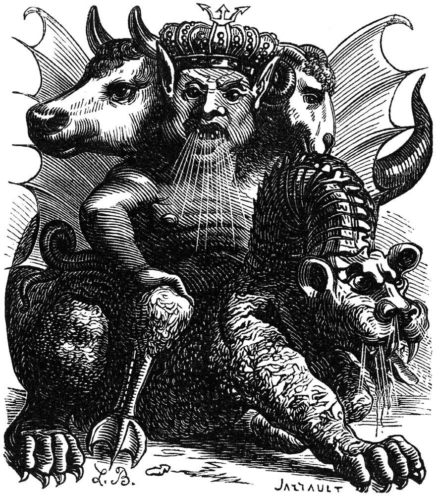 Historical depiction of Asmoday