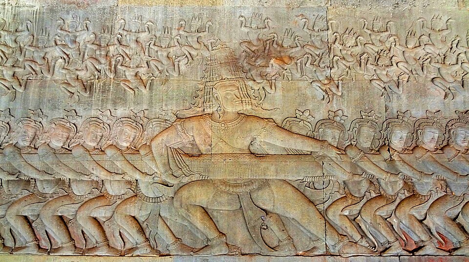 Historical depiction of The Asuras, Vedic Class of Beings