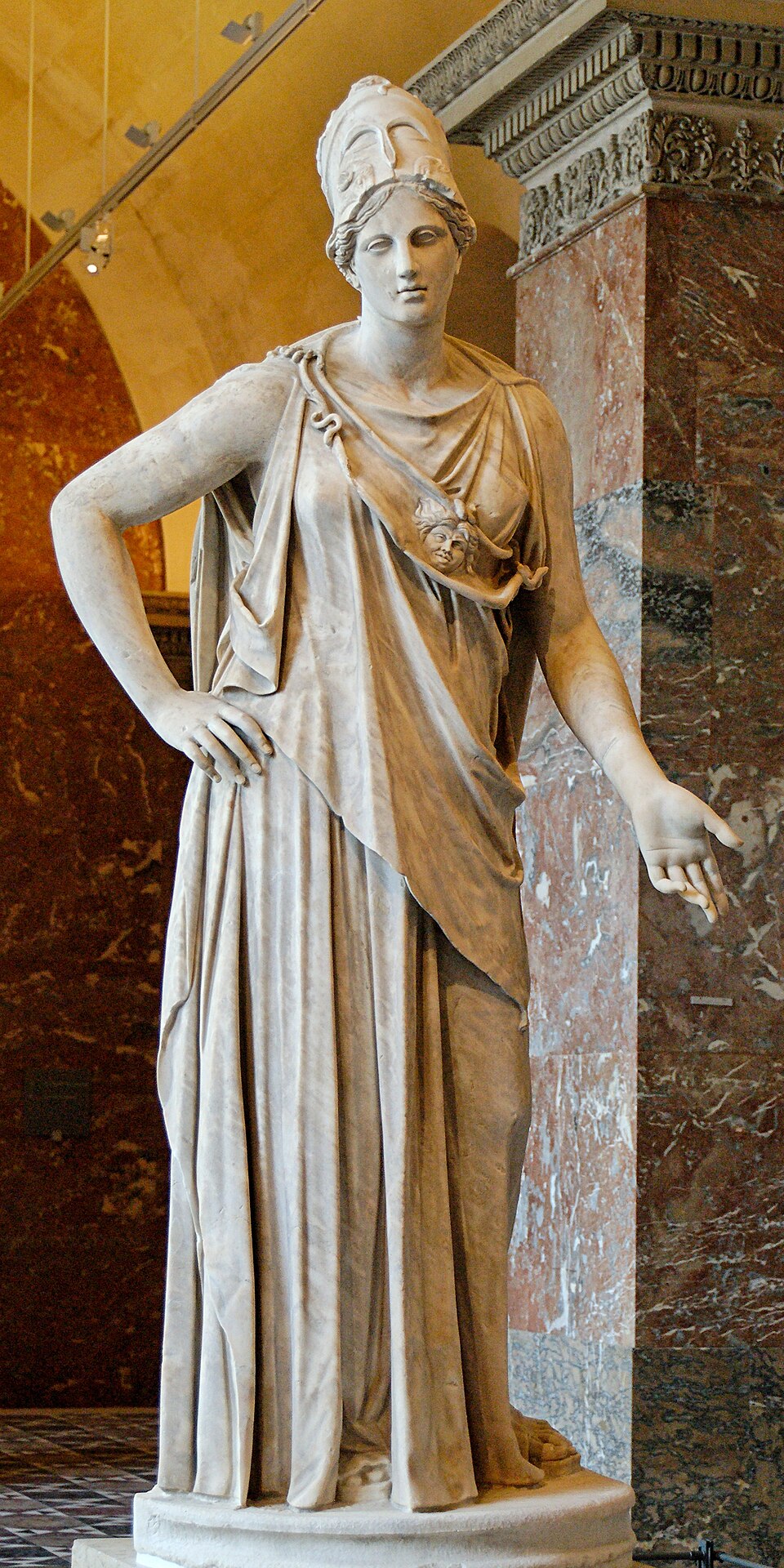 Historical depiction of Athena