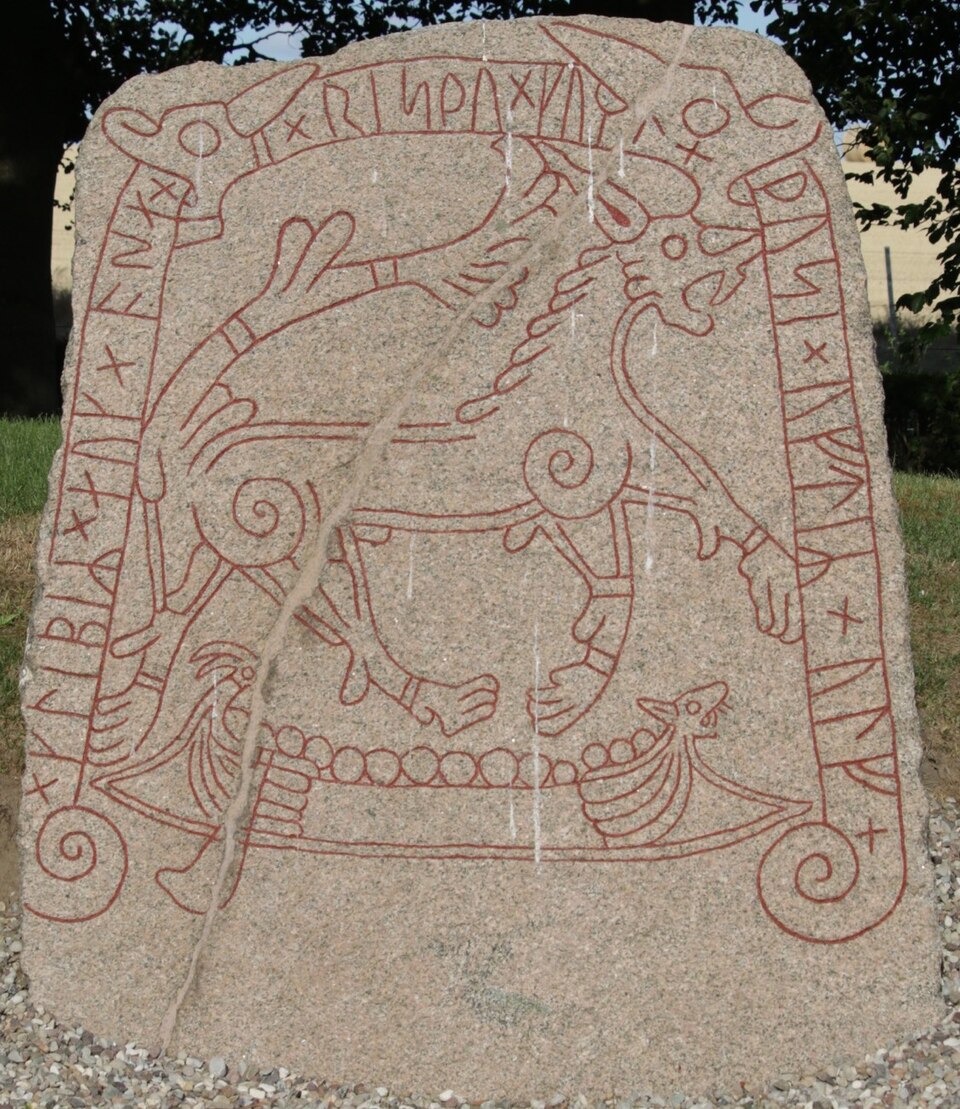 Historical depiction of Fenrir