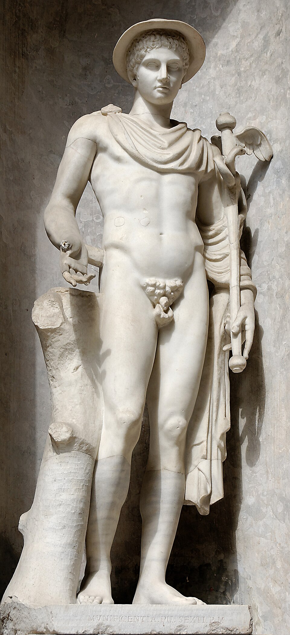 Historical depiction of Hermes