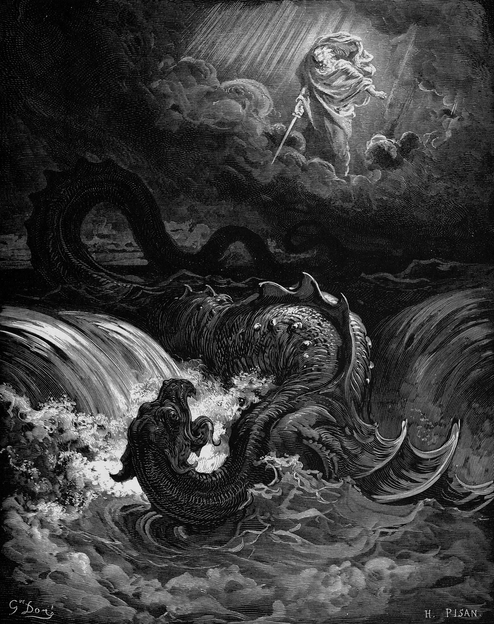 Historical depiction of Leviathan