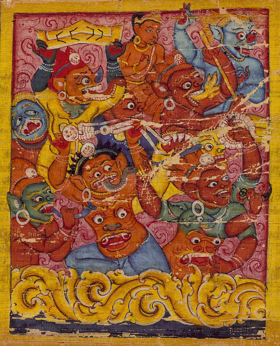 Historical depiction of Mara