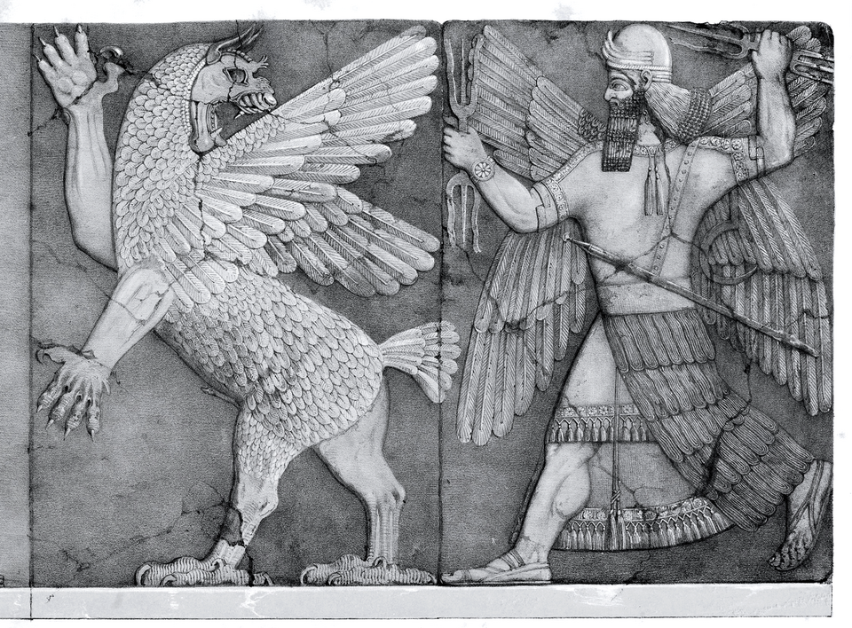 Historical depiction of Marduk