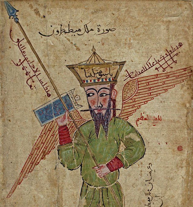 Historical depiction of Metatron