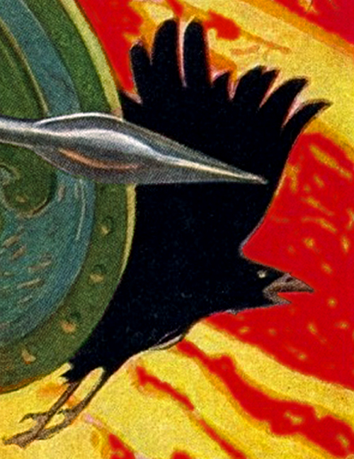 Historical depiction of The Morrígan, Celtic Phantom Queen deity