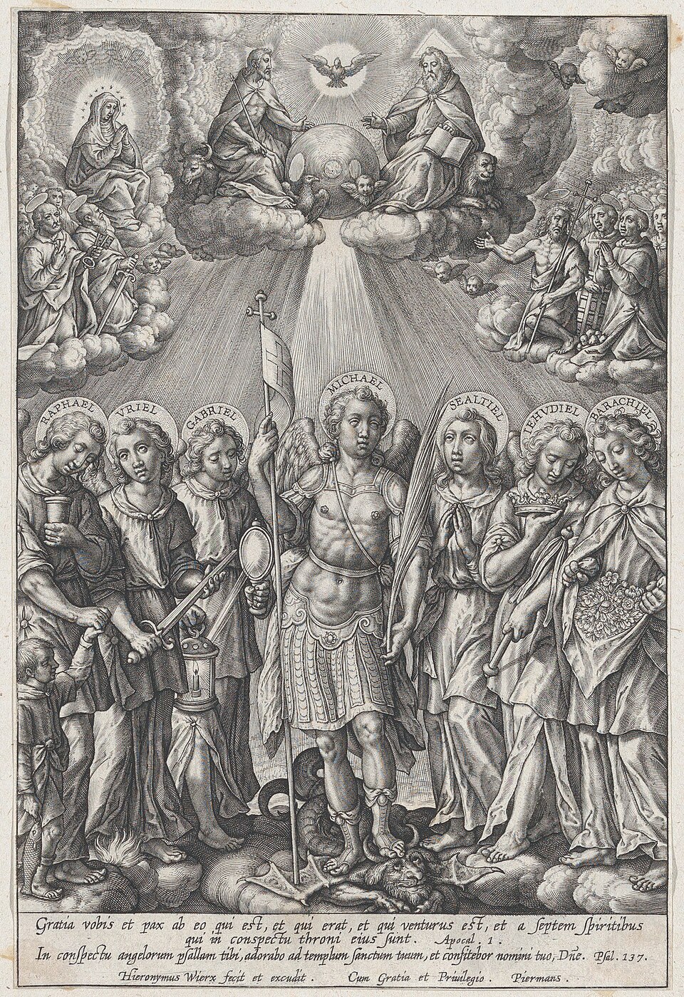 Historical depiction of Principalities, Seventh Choir angelic