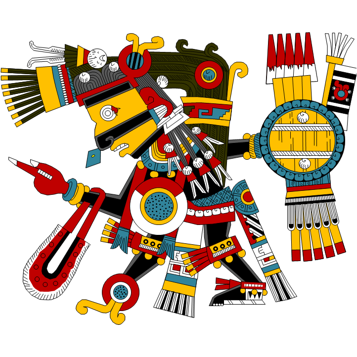 Historical depiction of Tezcatlipoca