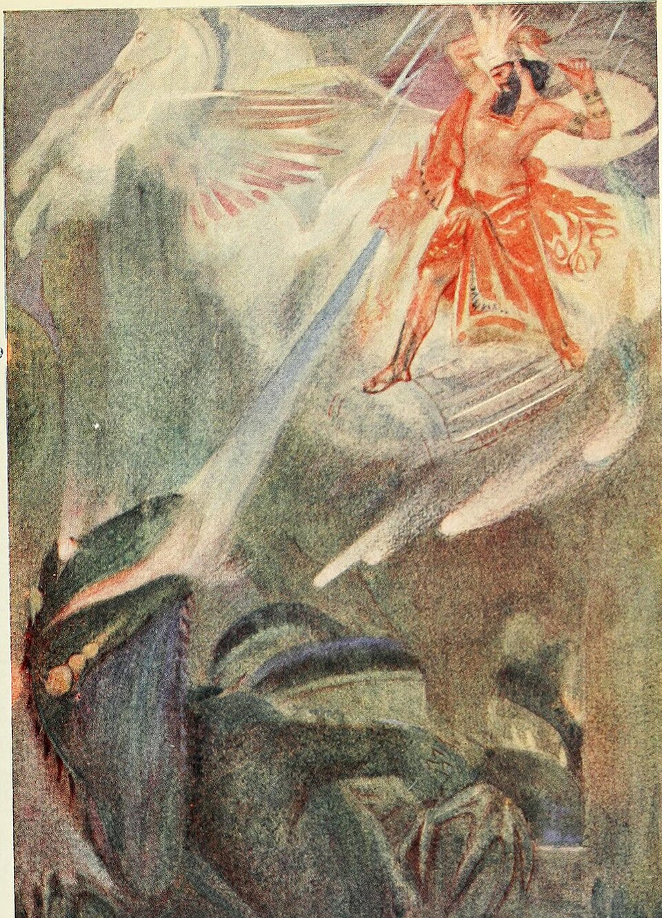 Historical depiction of Tiamat