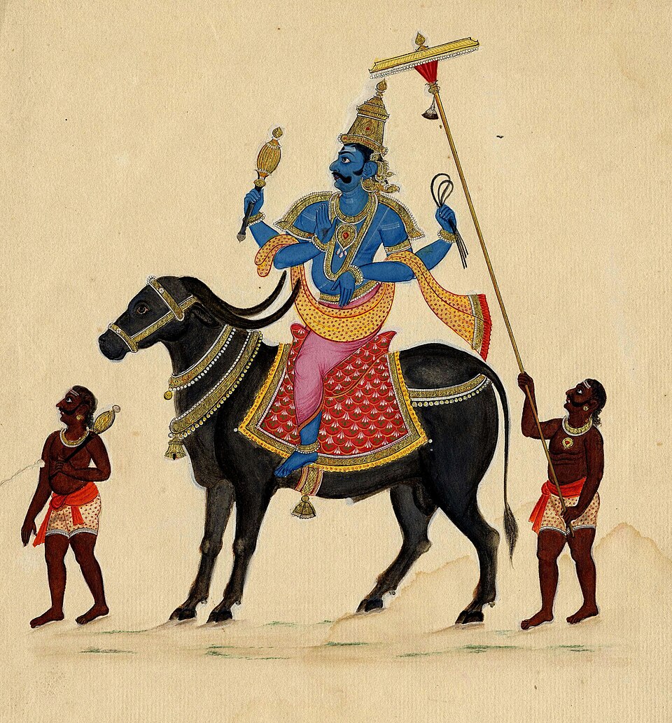 Historical depiction of Yama
