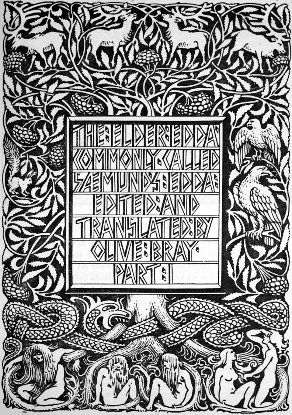 The Poetic Edda, 13th c., from older oral material — title page or representative image